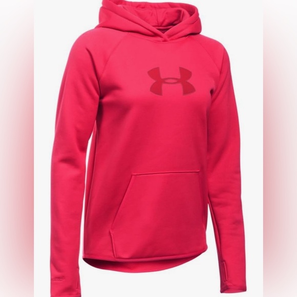 Under Armour Tops - Under Armour Women's Storm New UA Logo Hoodie - Pink Sky. XL